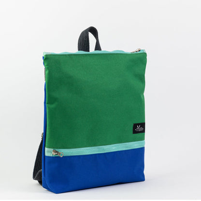 Waterproof Kids Backpack - Green&Blue