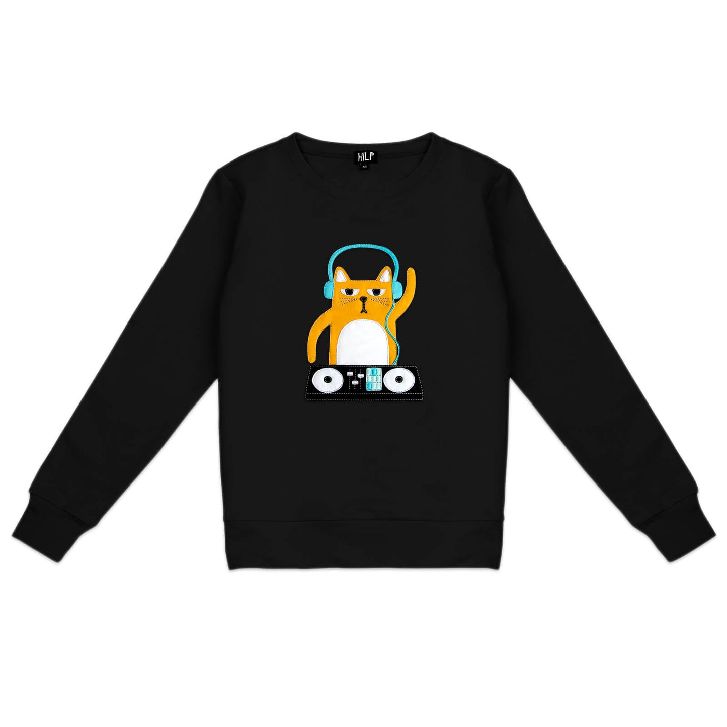 Damen DJ Cat Sweatshirt