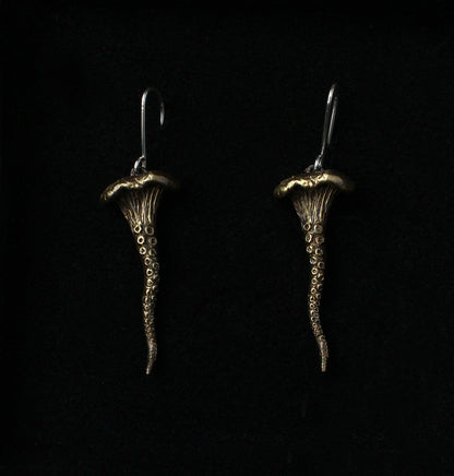 Shoomtacle Earrings - Brass