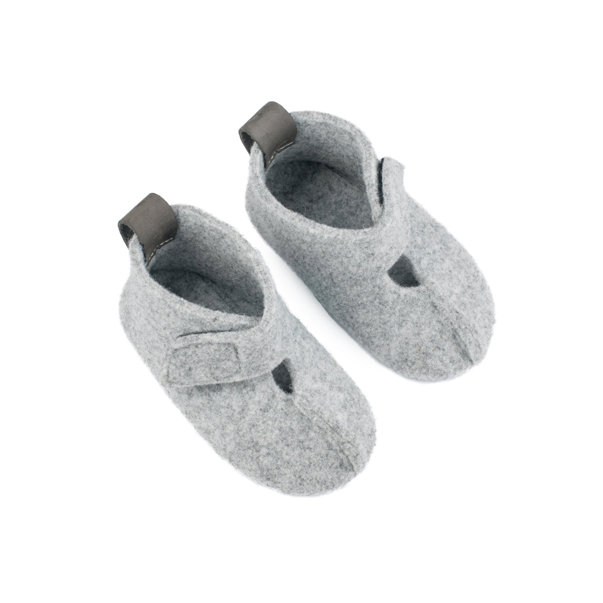 Natural Felt Kids' Slippers KAKU