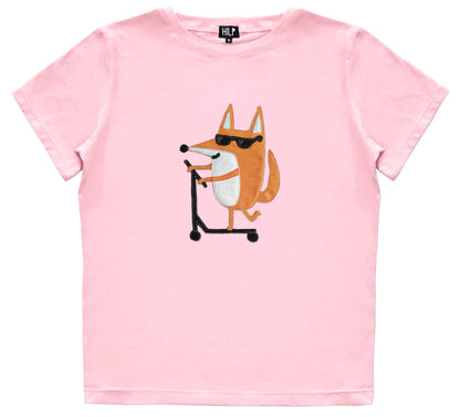 Damen Scootering Fox T-Shirt