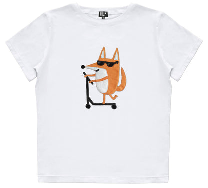 Damen Scootering Fox T-Shirt