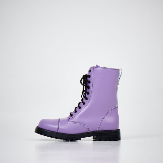 511 Purple Leather Boots