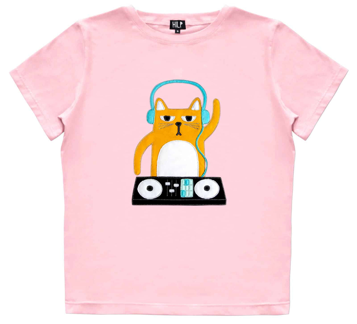 Damen DJ Cat T-Shirt