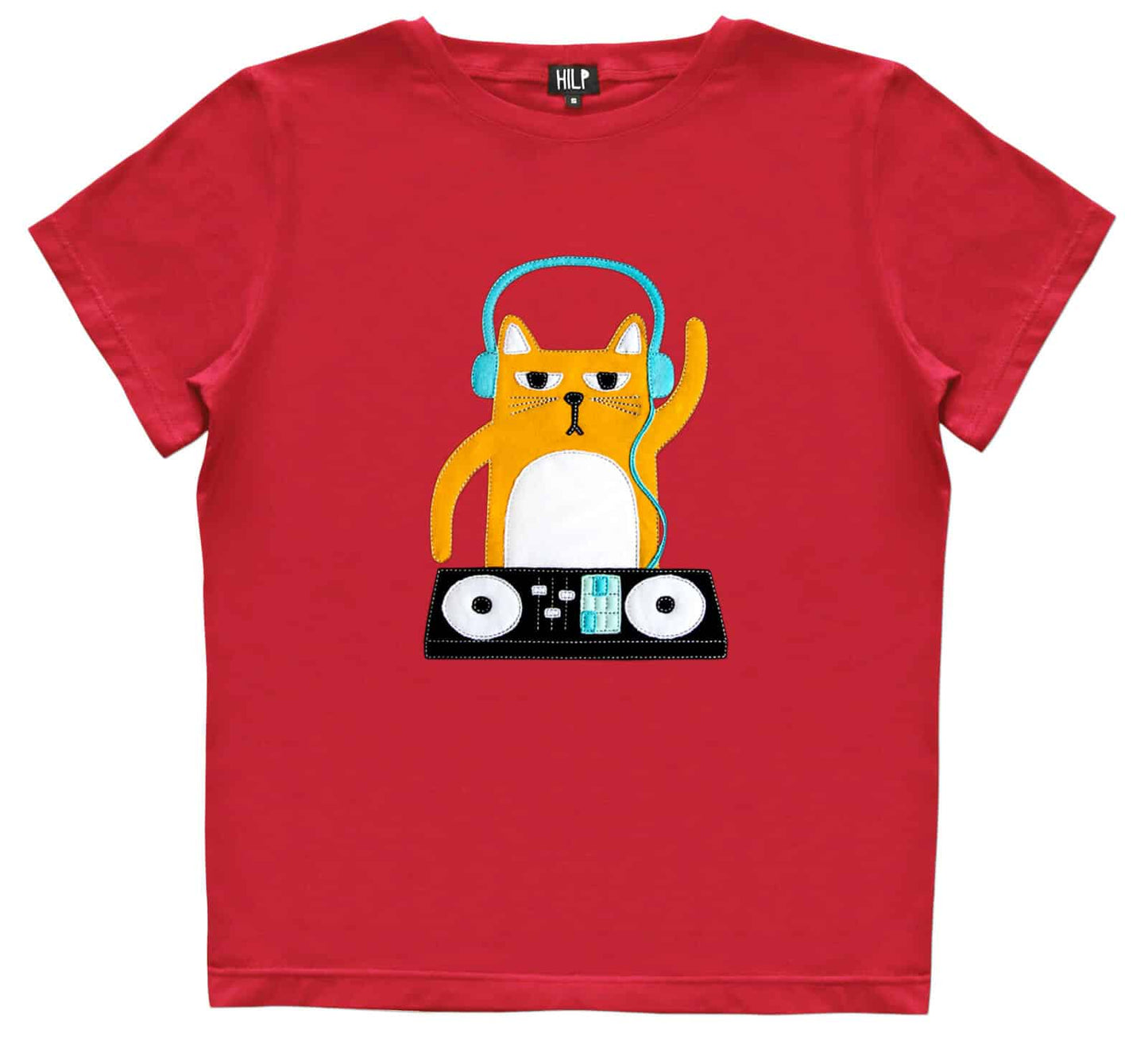 Damen DJ Cat T-Shirt